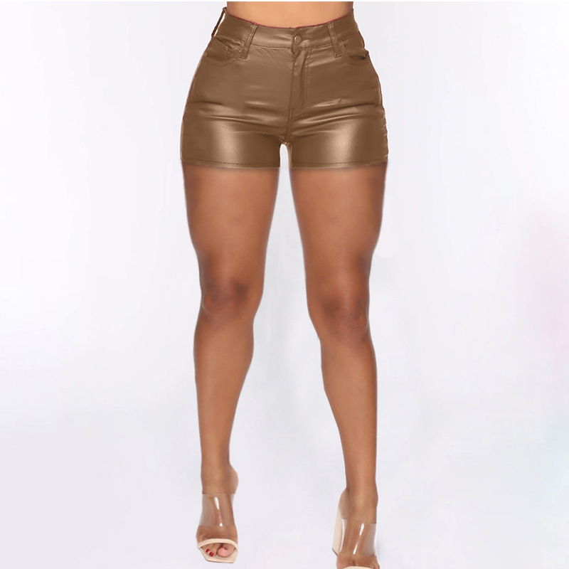 Fashionable sexy high waist tight hip shorts 37 02