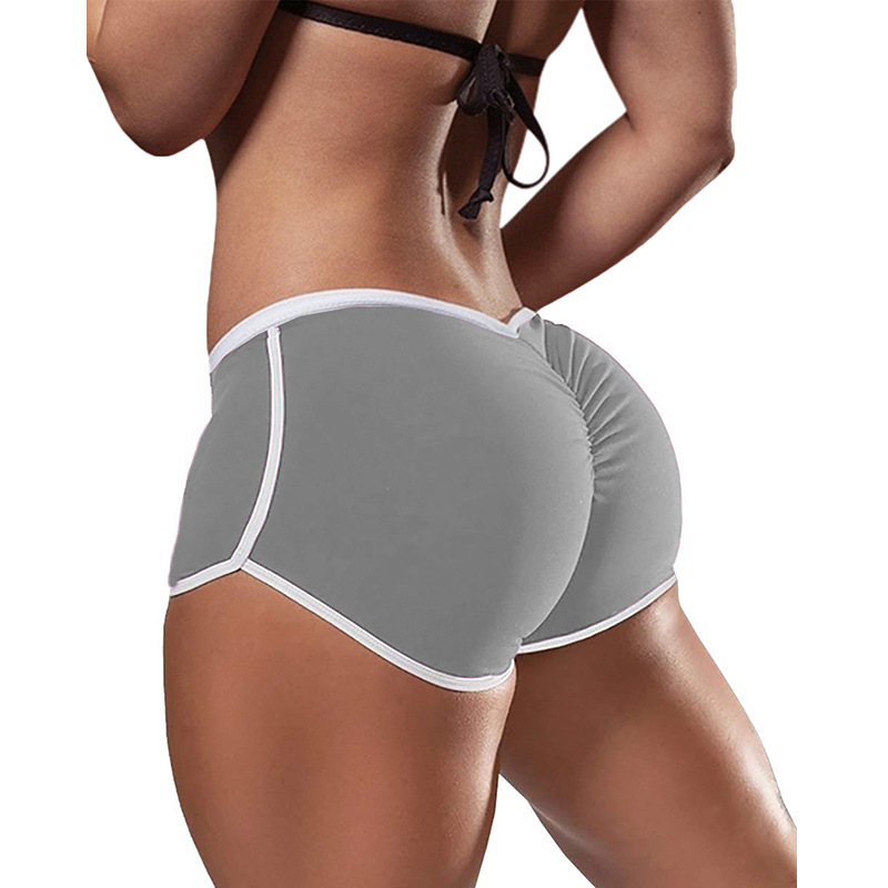 Sexy low waist pleated sports shorts 40