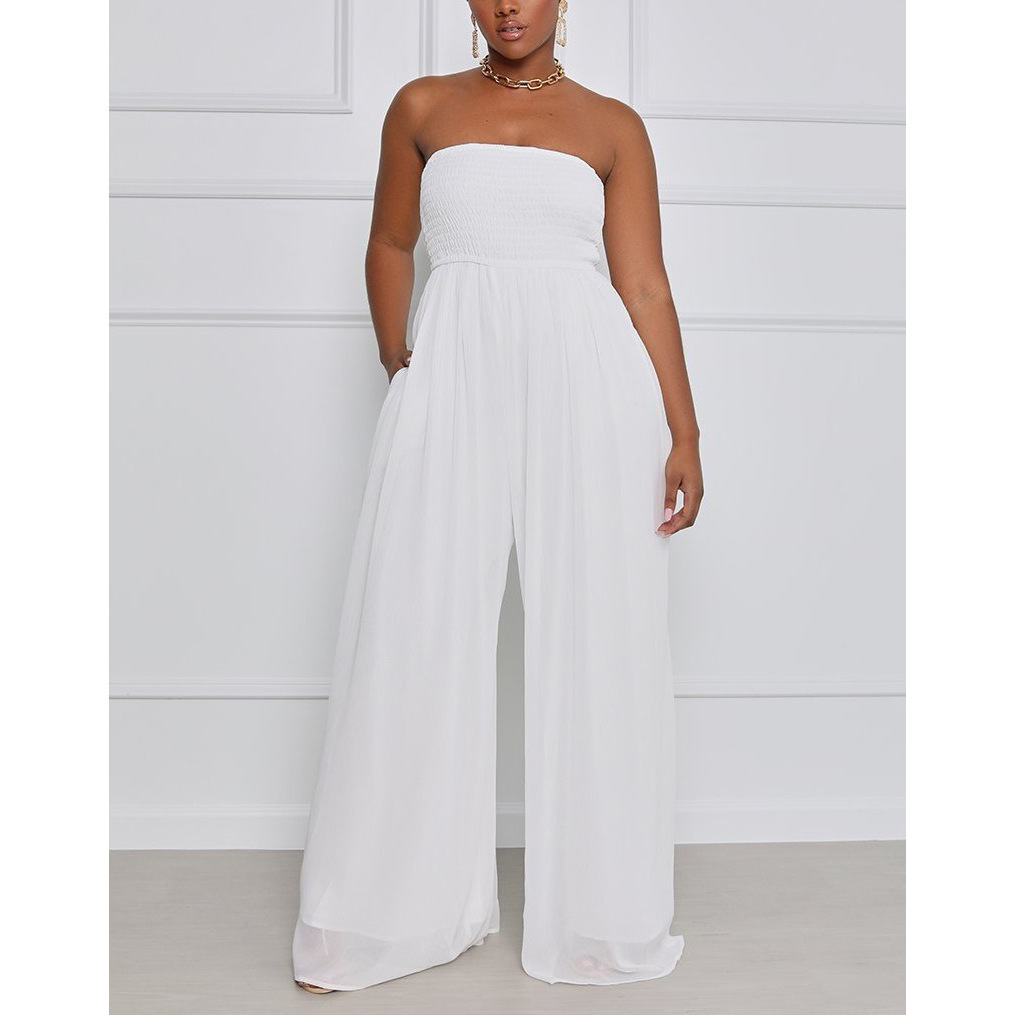 Casual loose flared jumpsuit 53 01