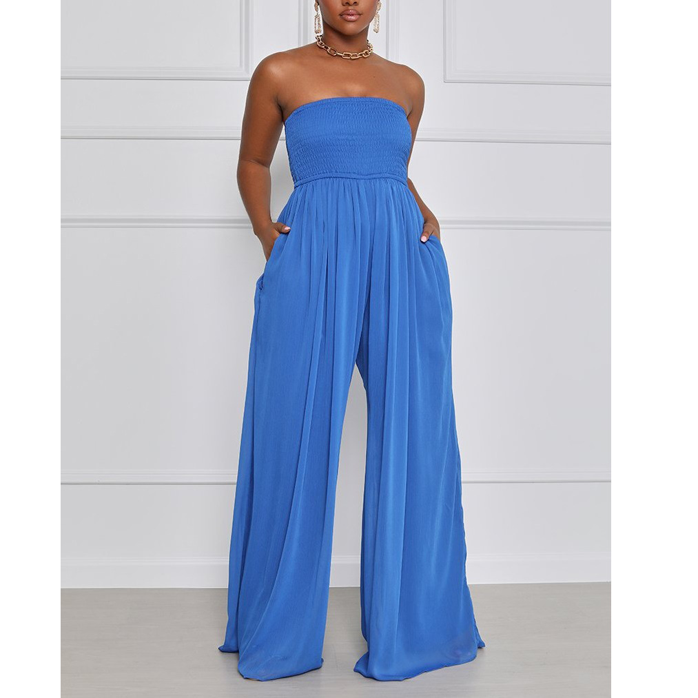 Casual loose flared jumpsuit 53