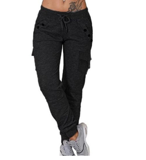 Fashionable loose solid color pencil pants for slimming 43