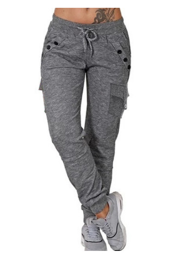 Fashionable loose solid color pencil pants for slimming 43