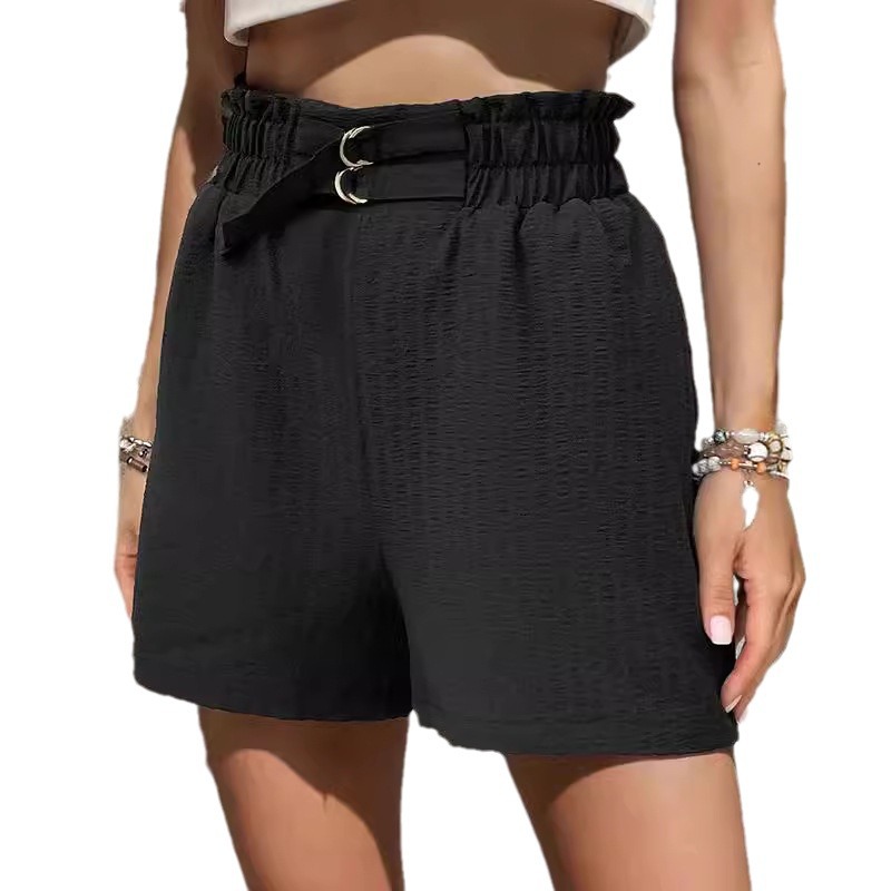 Women's casual commuting elastic pocket shorts 41